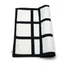 Leerer Sublimation Kissenbezug schwarz Gitter Wärmeübertragung Wurf Kissenbezug Home Sofa Kissenbezüge 40 * 40 cm