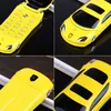 ロック解除ミニフリップかわいい911車のキー携帯電話の高級デュアルSIMカードLEDライトマジックボイスBluetoothダイヤラサポートMP3レコーダー漫画の子供の携帯電話