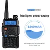 Real 8W Baofeng UV-5r Walkie Talkie Uv5r Dual Band Amateur Ham Radio UV 5R Potente RADIO RADIO VHF a due vie portatile VHF TRESCEIVER