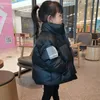 Ollekid crianças casaco de inverno versão coreana à prova d 'água brilhar jaqueta para baixo para meninas 3-12 anos crianças crianças adolescentes parka 20116