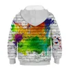 Autumn Brand Long Sleeve Football Kids Leisure Hoodies 3D Printed Boy/girl Sweatshirts Children Color Vortex Hoody Hooded LJ201216