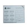 Mini silikonowa mata stołowa do umywalna składana podkładka manicure poduszka ramię Manicure Tool1606430