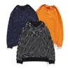 Mens hoodies 크루 넥 풀오버 프린트 스웨트 코튼 니트 스웨터 남성 여성 커플 까마귀 파리 패션 Swearshirt 3color