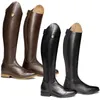 Laarzen rijden Hoge Paard Knie Rider Lederen Schoenen Paardensport Long Bootcut Wide Shaft Middeleeuws Kostuum voor Dames1