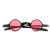 Güneş gözlükleri katlanır yuvarlak kadın marka tasarımcısı moda retro rimless küçük çerçeveler güneş gözlükleri erkek gözlük fml1696586254w