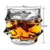 Upors 350 ml Whisky Glass Unikt Elegant Scotch ES Liquor Tumbler Crystal Whisky for Home Party Wedding ES Gift Y200106