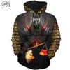 PLSTAR COSMOS HORUS Egyptisk Guds öga av Egypten Farao Anubis Ancient Egypt 3DPrint Zipper / Hoodies / Sweatshirt / Jacka / Män / Kvinnor 12 201020