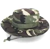 Chapeau de seau de 28 couleurs pour hommes Mode militaire Camouflage Camo Chapeaux de pêcheur avec large bord Chapeau de seau de pêche au soleil Chapeau de chasse de camping