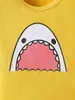 Baby 3pcs Shark Print Scoop Neck Top