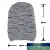 Winter Warm Women Men Hat Slouch Baggy Hat Solid Beanie Ski Knitted Thick Cap Beanie Hot Sales