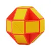 Cube magique Puzzle Fidget Toys, règle serpent, casse-tête, Anti-Stress, torsion, jeux éducatifs pliants pour enfants, adultes, enfants, cadeaux d'anniversaire pour bébé