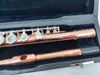 Nueva llegada flauta Muramatsu 16 teclas agujeros cerrados flauta lacada en oro de alta calidad instrumento Musical de marca con Case7567109