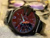 Top Luxury Mens Watch High Quality 316 Rostfritt stål fullfunktion Men Sport Militära klockor med originalbox Montre de Luxe269y