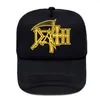 DEATH bluzy ROCK BAND HEAVY METAL czapka z daszkiem kobiety mężczyźni Unisex 2020 lato czapki dla rodziców i dzieci Mesh Visor Outdoor Sun HatX1016