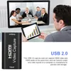 Gadgets 1080 P HD 4K Video Capture Card Device para USB 2.0 Dongle Game Record transmissão de streaming ao vivo