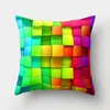 Square Color Pluszowa poduszka Pokrywa Ripple wir kredki domek dekoracja poduszki obudowa geometryczna poduszki etui osobowość nowa 4md f2