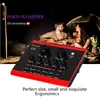 Live Sound Card Karaoke Mixer Recording ligent Volume Adjustable o Mixer Sound Card Multiple Effects1274b