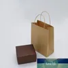 Bag 10 Packaging 300pcs Takı Kağıt Torba Mini Kraft Kağıt Hediye Kol Çantası Düğün Şeker Yiyecek * 5 * 12cm