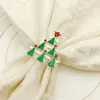 6pcs Haut de gamme de Noël de Noël anneau de serviette de fleur de fleur de fleur de bouche