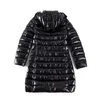 QUENTE Jaqueta Feminina Parkas Moda Feminina Jaqueta de Inverno Casaco de Pele Doudoune Femme Preto Casaco de Inverno Outerwear Com Capuz