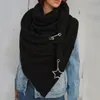 Moda Kobiety Scarve Soild Dot Druk Button Miękkie Wrap Casual Ciepłe Szaliki Szale Moda Rozrywka Miękka Osobowość