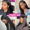 2022 Kantmode Plus Menselijk Haar Pruiken Lange Rechte Braziliaanse Remy Hair Density Pruiken voor Black Women Pre