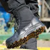 Mens Non-slip Desert Tactical Military Working Safty Shoes Army Combat Militares Tacticos Zapatos Men Boots 83