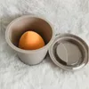 Make-up sponshouder Grote schimmel-proof Draagbare Clean Mini Coffee Cup Opbergdoos voor Cosmetica Sponge Case