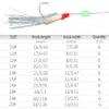 10 упаковки 60 шт. 1020 Рыбалка Sabiki Rigs Sabiki Рыбалка Sabiki Приманка приманка рыбы кожа приманки.