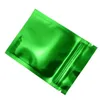 7510cm Zipper Top Mylar Foil Bag Reclosable Aluminum Foil Zip Package Bag Heat Sealable Food Grocery Sample Bags 9 Colors 6x10CM7825860