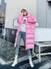 Black Friday Sale Pink Panther Women Parkas Winter Women Hooded Parkas Streetwear Loose Cotton Padded Coat Lovely ZQY2219 201208