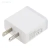 Enstaka USB-laddare 2A C Travel US Plug Adapter Portable Mobiltelefon Väggladdare för Samsung Xiaomi 100PCS