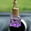 Carro de vidro da garrafa de perfume de 7ml do curso com ornamento do pingente de água recipiente do cubo de água recarregável vazio 20pcsshipping