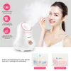 Freeshipping Nano Ionic Facial Steamer Lady Face Sprayer Luftfuktare Personlig Bastu Spa Steaming Tool Skönhet Fuktgivare Öppna Pore Hudvård