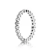 Damen-Eheringe aus 925er-Sterlingsilber, Zirkonia, Diamanten, für Pandora-Stil, Charm, einfacher Ring, klassische Perlen, Verlobung, Damengeschenk mit Originalverpackung