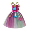 Snoep jurk voor meisjes gelegenheden Carnaval Festival Fancy Lollipop Tutu Jurken Kostuum Kinderen Zomer Party Baljurk 20220225 Q2