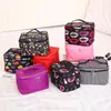Kobiety w torbie kosmetycznej Organizator dużej pojemności worka do przechowywania torba toaletowa torba dziewcząt torebki makijażu 12 kolorów RRF14026