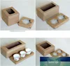 10 Stück Cupcake-Box aus Kraftpapier mit durchsichtigem Fenster, Cupcake-Verpackung im Großhandel