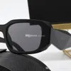Mode solglasögon för man kvinna unisex designer goggle strand solglasögon retro liten ram lyxig design uv400 svart-svart 7 färg tillval 2660 högsta kvalitet med låda