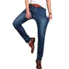 Hösten tunn toppkvalitet stretch jeans män kausala långa byxor för manliga 2 st mycket 201128