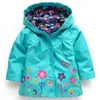 Nouveaux garçons manteau automne printemps enfant en bas âge à capuche motif de fleur imperméable imperméable enfants veste décontractée enfants vêtements 17605492