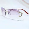 Occhiali da sole designer 10% di sconto sul designer di lusso Nuovi occhiali da sole maschile e femminile di sconto sul filo uomo Oval Women Oval Women Rhinestones Colore Famiglia estate Trending Lentes Sol