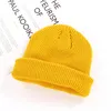 Ball Caps Women's 2021 Solid Color Knitted Warm Soft Fashion Hat Simple Korean Wool Casual Elegant Wild Beanie