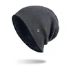 Bonnet / Skull Caps Hommes Hiver Chaud Chapeau Mode Adulte Unisexe Tricoté Casual Bonnets Skullies Laine Chapeaux Marque En Plein Air Solide Gorros1