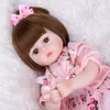 New Keumi Reborn Baby Doll Gorąca Sprzedaż Doll Lalki Miękkie Body Odrodzone Doll Dla Dzieci 18 "48 cm Bonca DIY prezent dla dzieci LJ201031