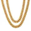 Mode Bling Diamond Iced Out Chains Halsband Mens Cuban Link Chain Halsband Hip Hop Högkvalitativ personliga smycken för kvinnor2617