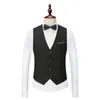 Мужчины Tuxedos Slim Fit Business Party Groom Свадебные костюмы выпускного мяч Банкетный брак Вечерний ужин Костюм 3 шт. Шаль-отворот 201027