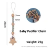 ins baby Safty Wooden Soothers Feathers Starers شكل النجوم والخرز تصميم الكرة الرعاية الصحية تسنين التدريب الرضيع المناسب ل 03m1601227