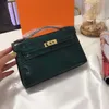 Mulheres Embreagem Bolsa de Bolsa Alligator Envelope Bolsas Bolsa Platinum Bag Moeda Bolsa Carteira de Couro Genuíno Bolsa