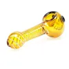 Прохладный Красочные Pyrex Толстые стекла сигаретам Трубные Handpipe Портативный ручной сухой травы Tobacco нефтяных вышек Бонг инновационный дизайн Трубы DHL Free